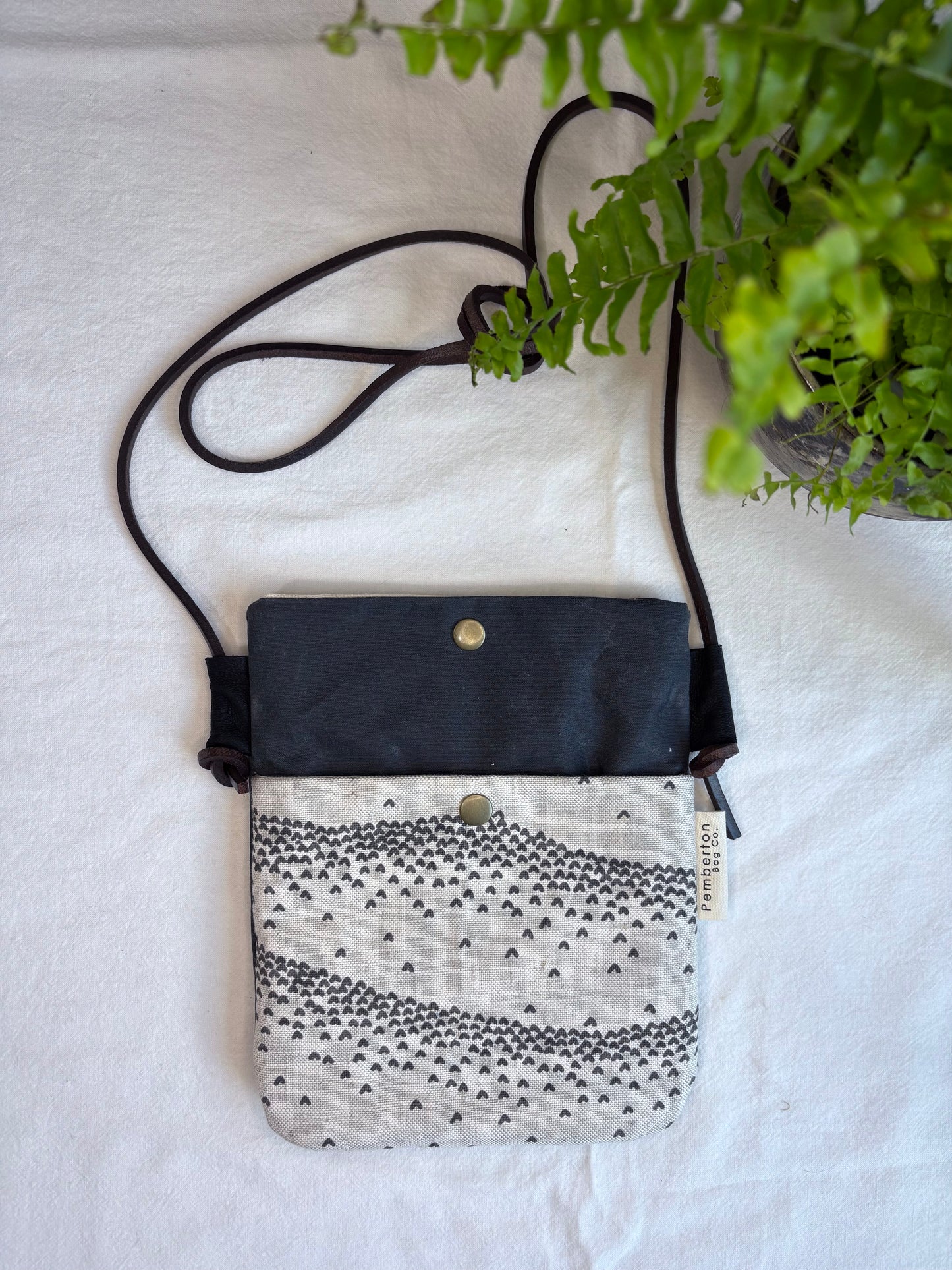 Mountain Dots - Grey Oilskin