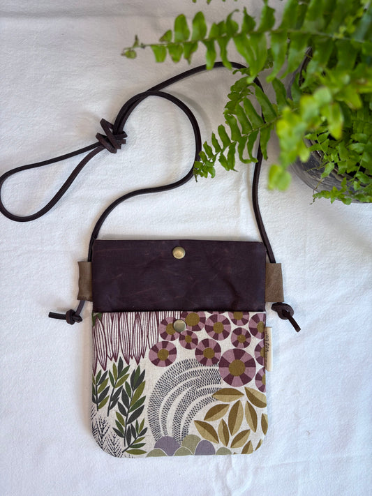 Floral Pink - Maroon Oilskin