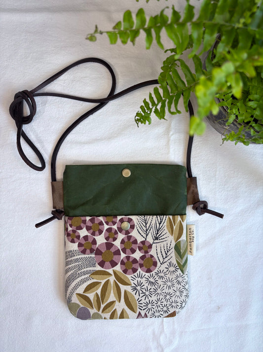 Floral Neutral - Green Oilskin