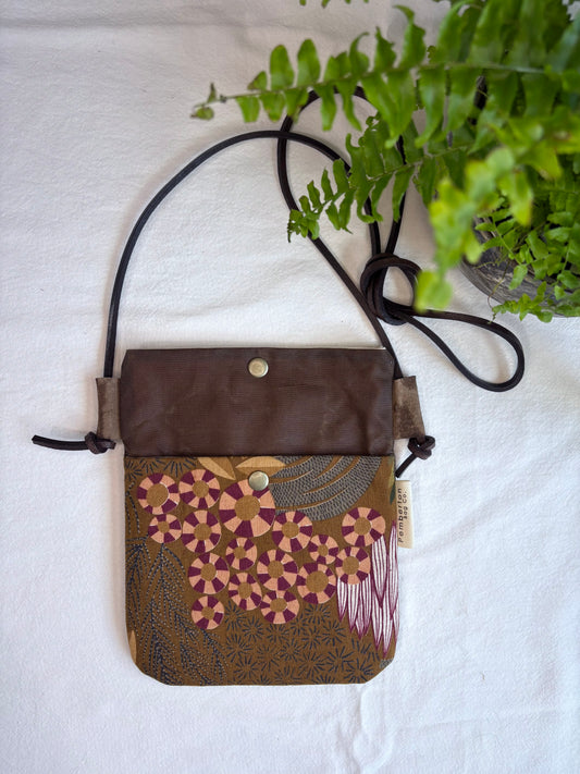 Floral Brown - Brown Oilskin Style 2