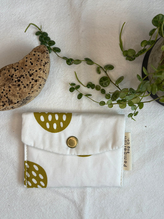 Green Dots on White