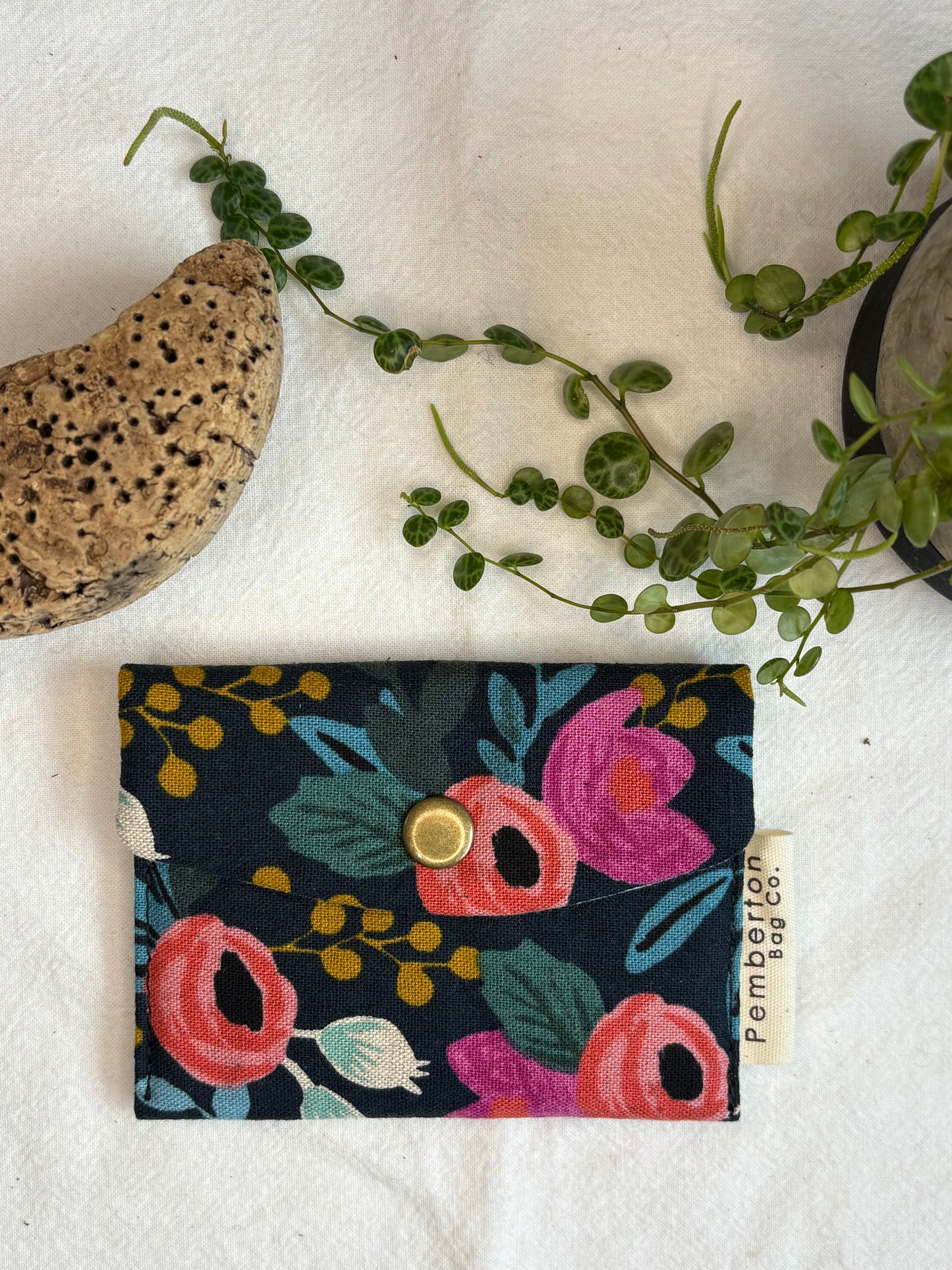 Dark Blue Floral