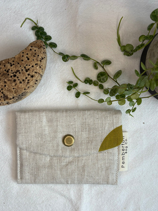 Green Dots on Cream