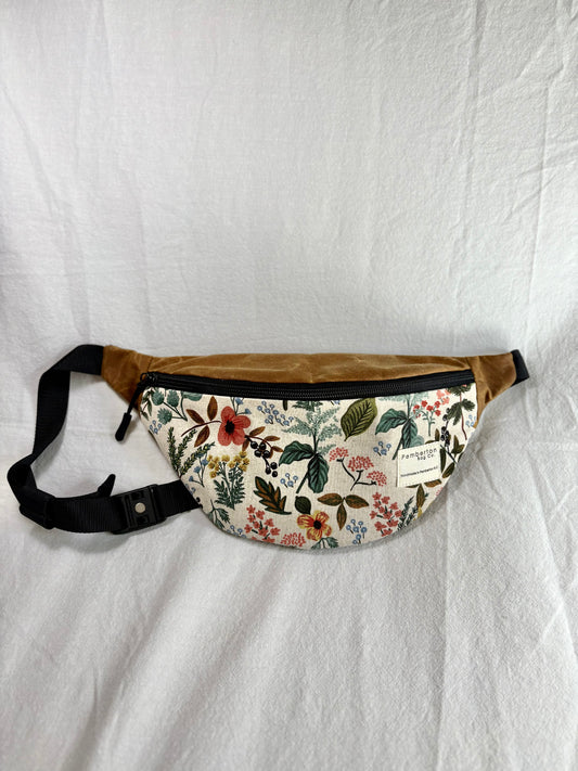 Gold Oilskin - Floral Front Panel