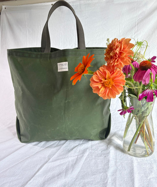 Green Tote Bag - Large