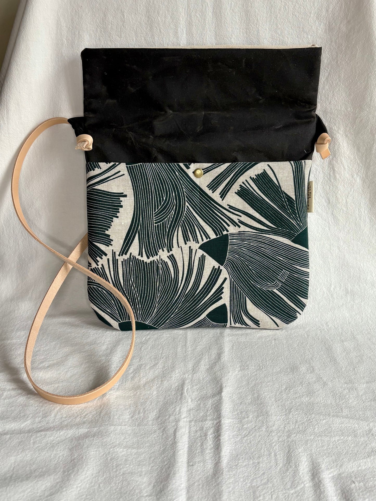 Crossover Bag - Fan Palms - Green Colour