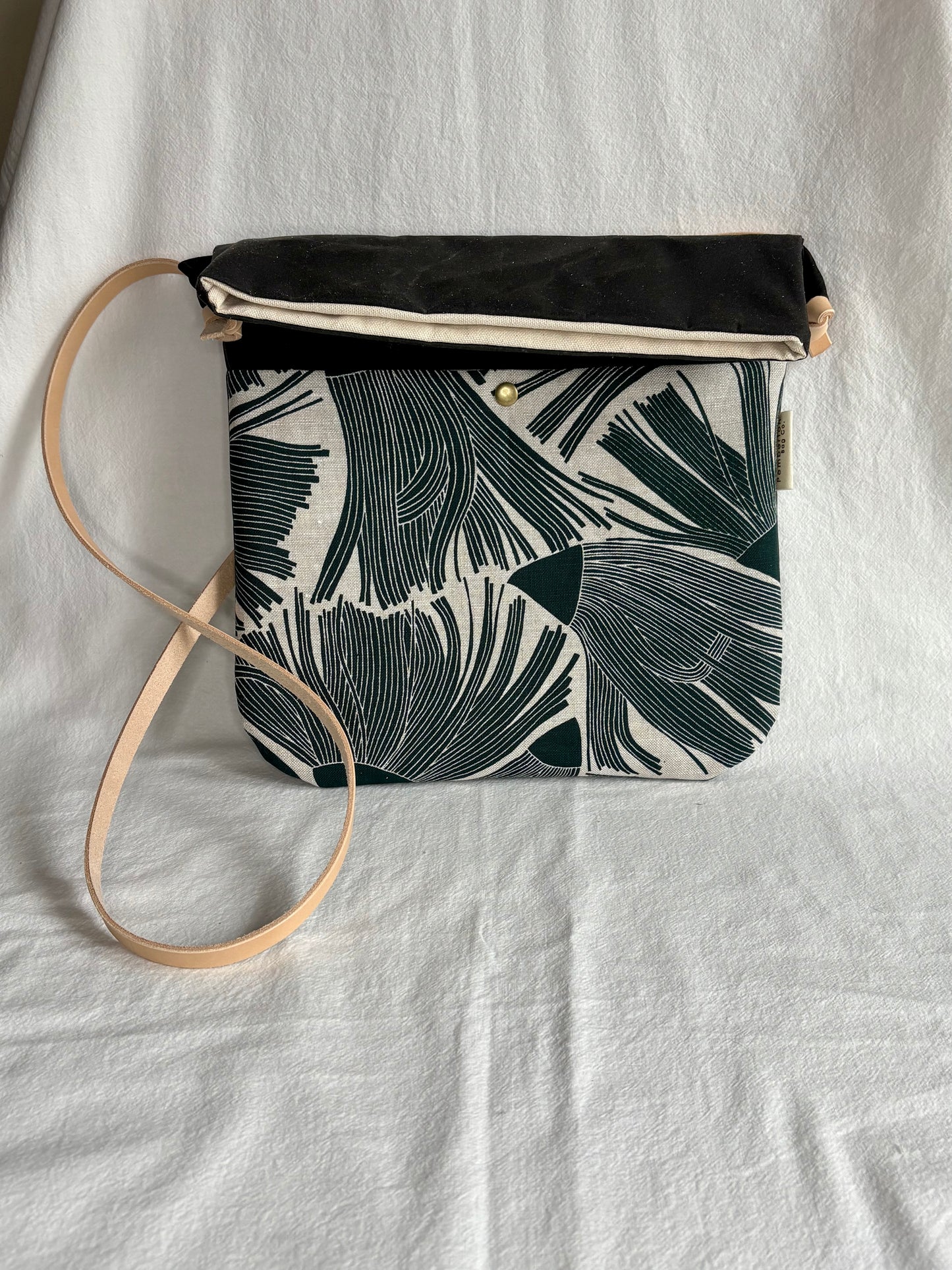 Crossover Bag - Fan Palms - Green Colour